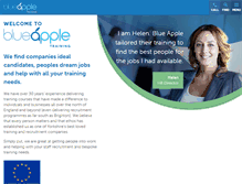 Tablet Screenshot of blueappletraining.com